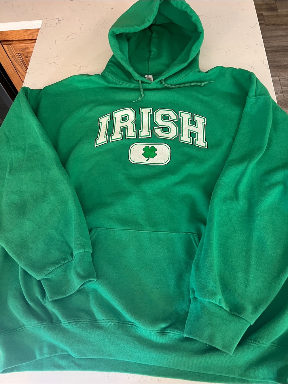 Jerzees Green 'IRISH' Graphic Pullover Hoodie